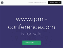 Tablet Screenshot of ipmi-conference.com